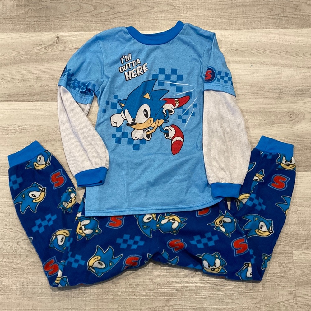 Boy Sonic Pajamas